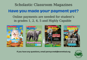  Scholastic Magazines Payment Reminder